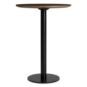 Easy Bar Height Cafe Table 30in. - Black Laminate + Black