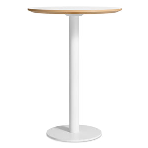 Easy Bar Height Cafe Table 30in. - White Laminate + White
