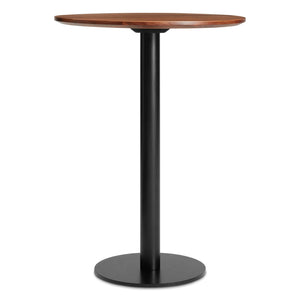 Easy Bar Height Cafe Table 30in. - Walnut + Black