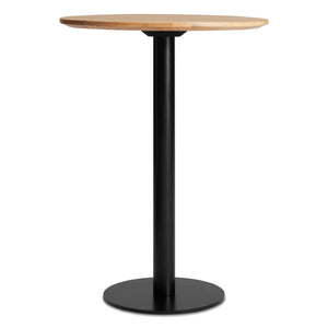 Easy Bar Height Cafe Table 30in. - White Oak + Black