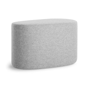 Swole Ottoman Medium - Vesper Light Grey
