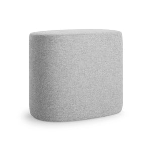 Swole Ottoman Small - Vesper Light Grey