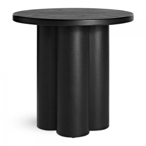4/4 Side Table - Black on Ash