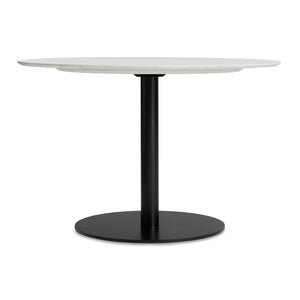 Easy Table 48in. - Marble + Black