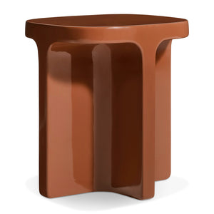 Small Talk Side Table Tall - Rust